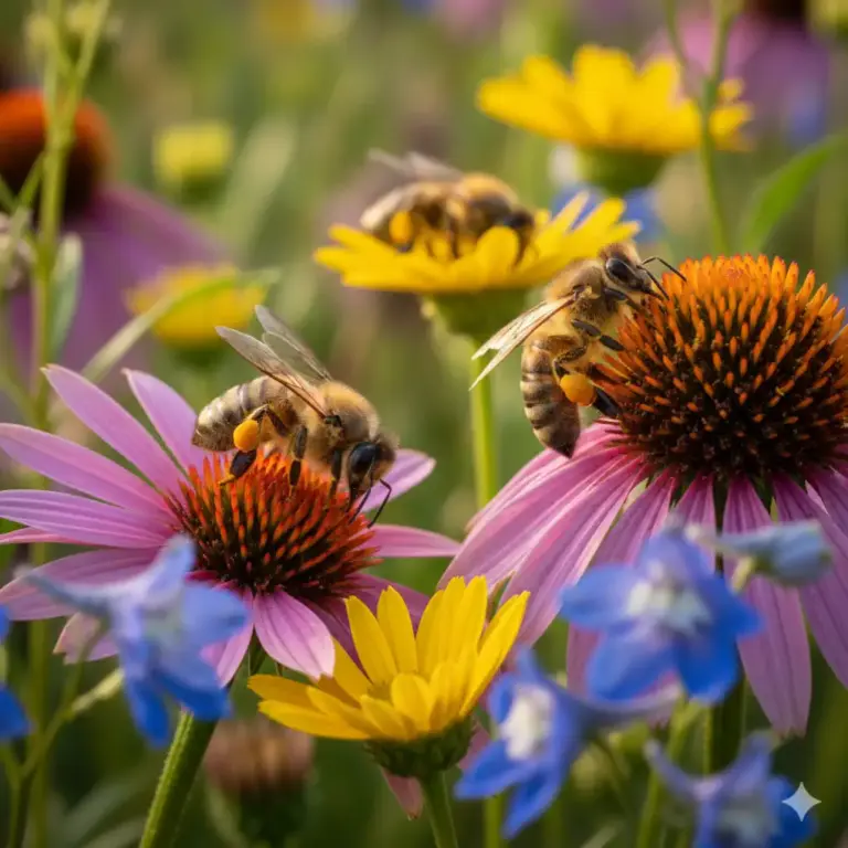 Bienen sind blütenstet